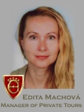 Edita 
Machova, manager of Private 
Tours